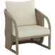 Palermo Drift Brown / Stinson Cream Outdoor Lounge Chair